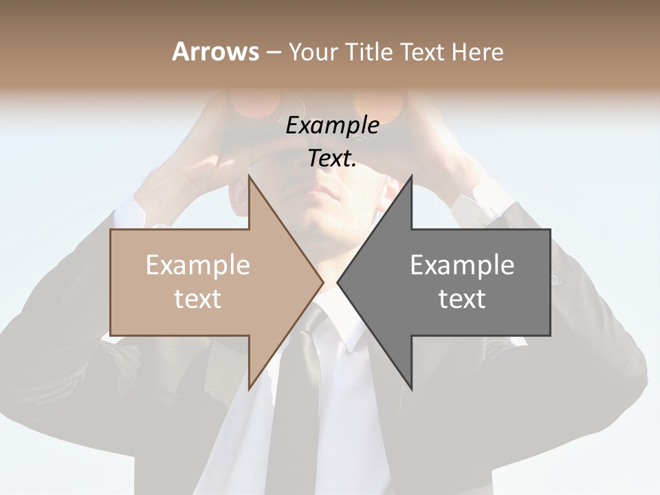 Security Search Caucasian PowerPoint Template