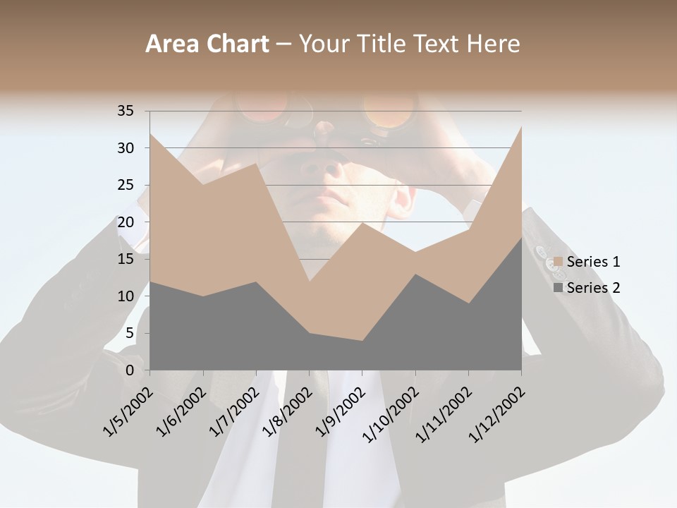 Security Search Caucasian PowerPoint Template