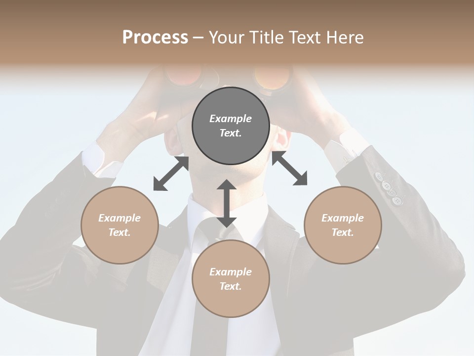 Security Search Caucasian PowerPoint Template