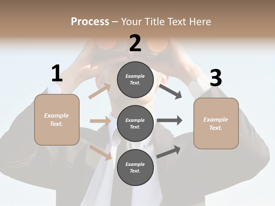 Security Search Caucasian PowerPoint Template