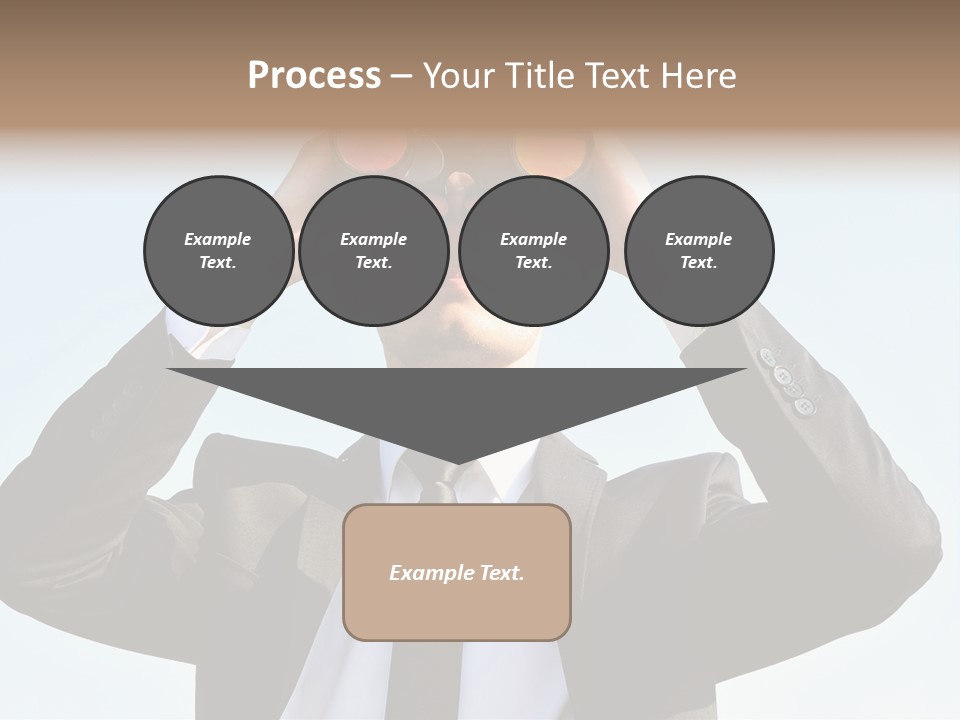 Security Search Caucasian PowerPoint Template