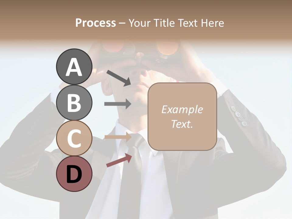Security Search Caucasian PowerPoint Template
