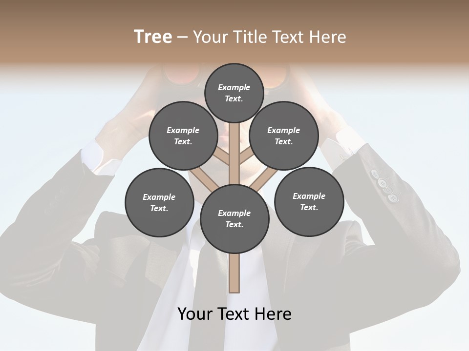 Security Search Caucasian PowerPoint Template