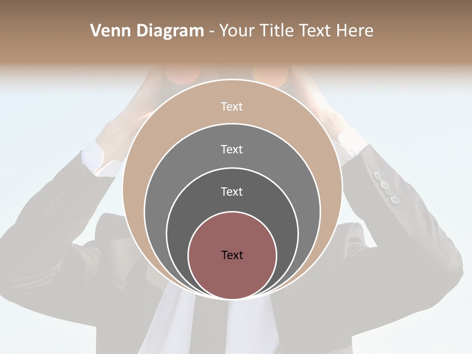 Security Search Caucasian PowerPoint Template