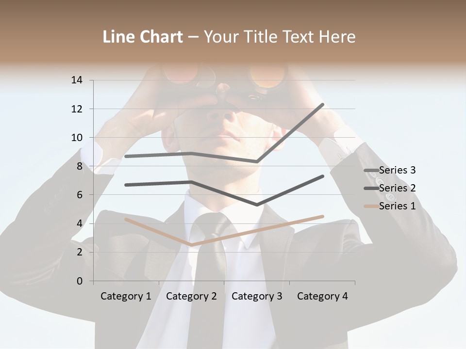 Security Search Caucasian PowerPoint Template