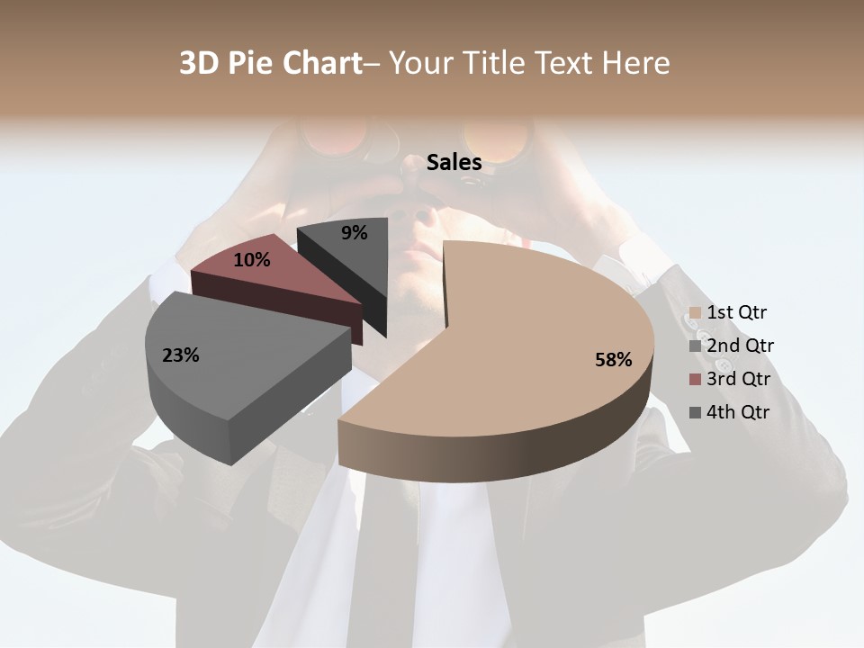 Security Search Caucasian PowerPoint Template