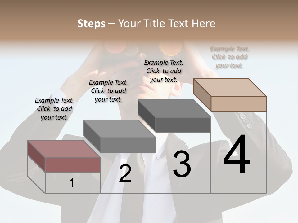 Security Search Caucasian PowerPoint Template
