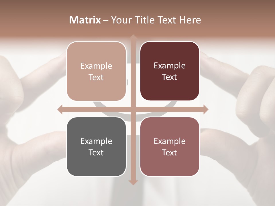 Giving Model Success PowerPoint Template