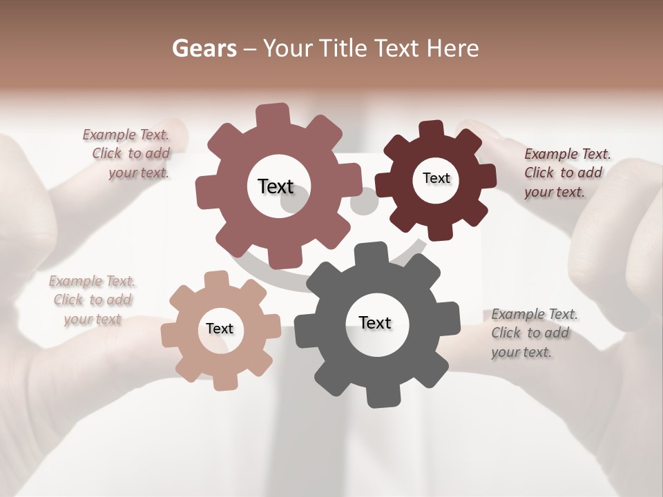 Giving Model Success PowerPoint Template