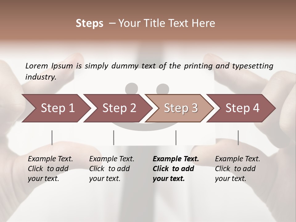 Giving Model Success PowerPoint Template