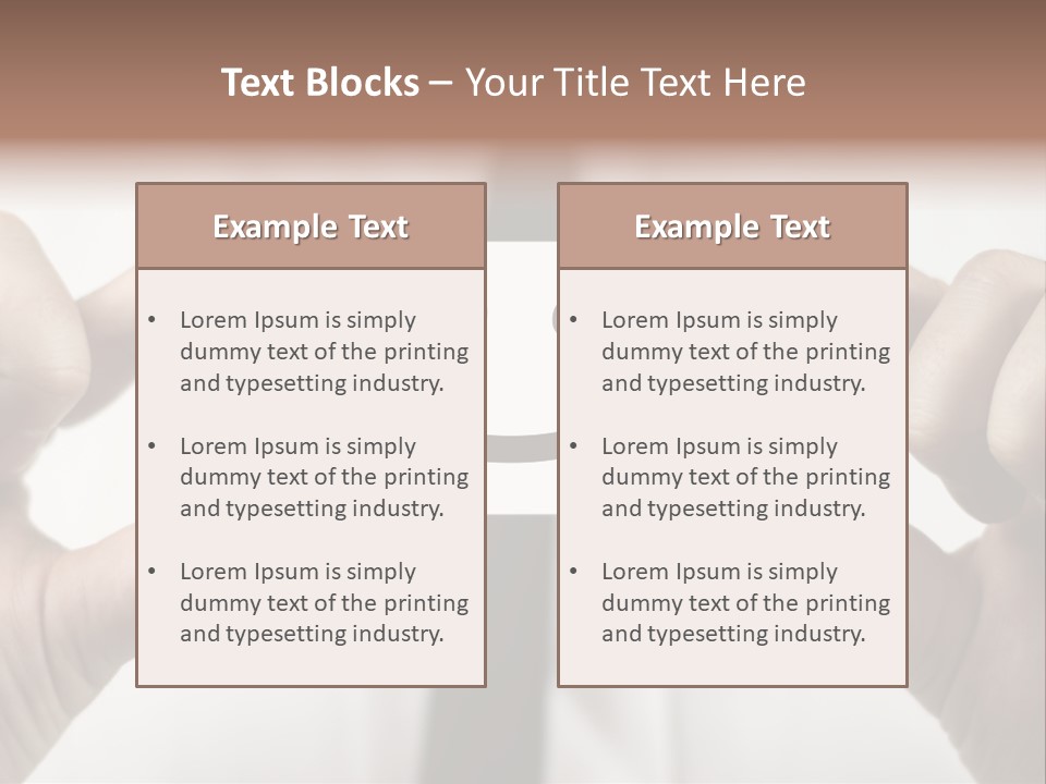 Giving Model Success PowerPoint Template