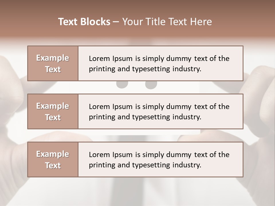 Giving Model Success PowerPoint Template