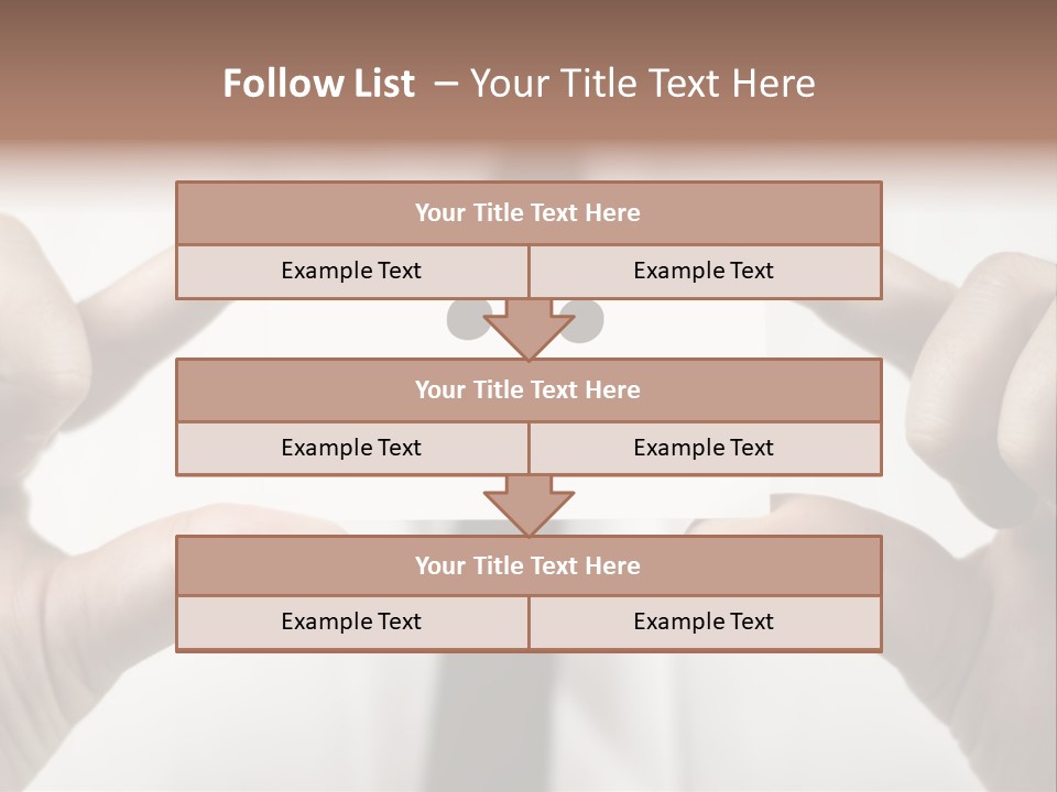 Giving Model Success PowerPoint Template