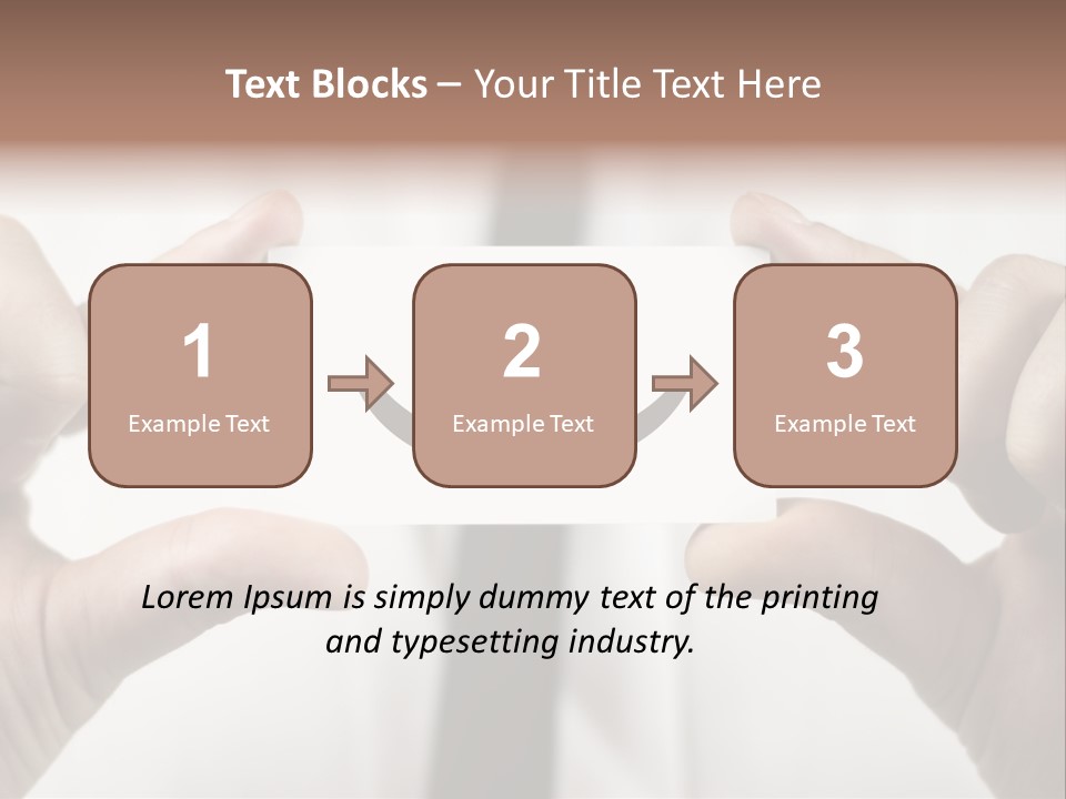 Giving Model Success PowerPoint Template
