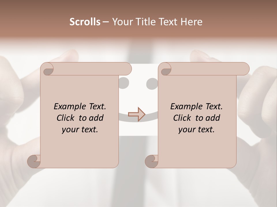 Giving Model Success PowerPoint Template