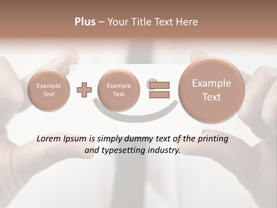 Giving Model Success PowerPoint Template