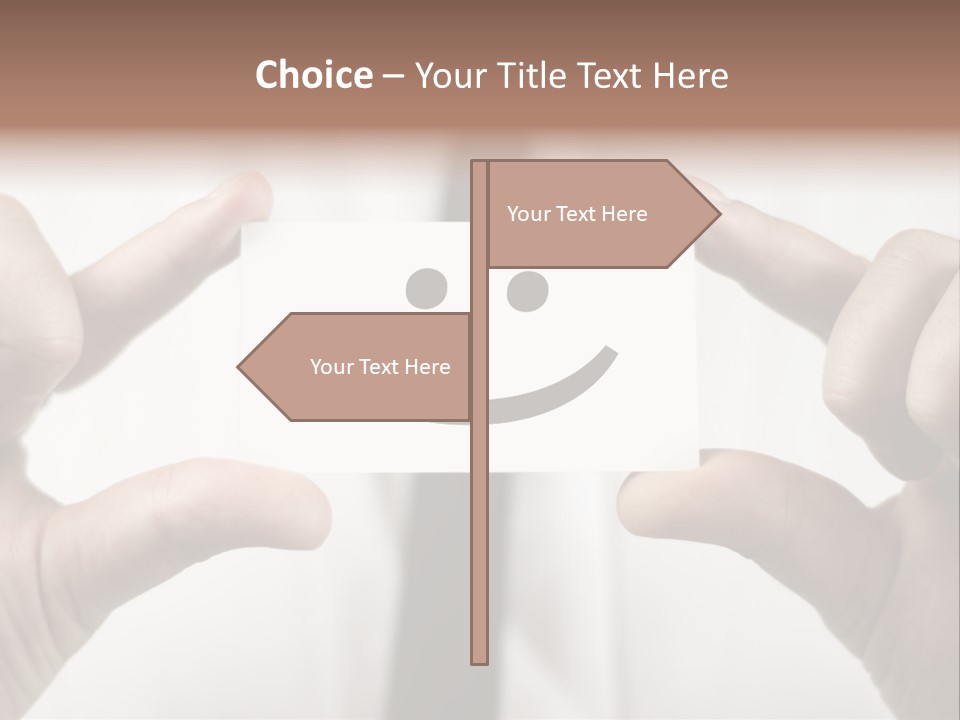 Giving Model Success PowerPoint Template
