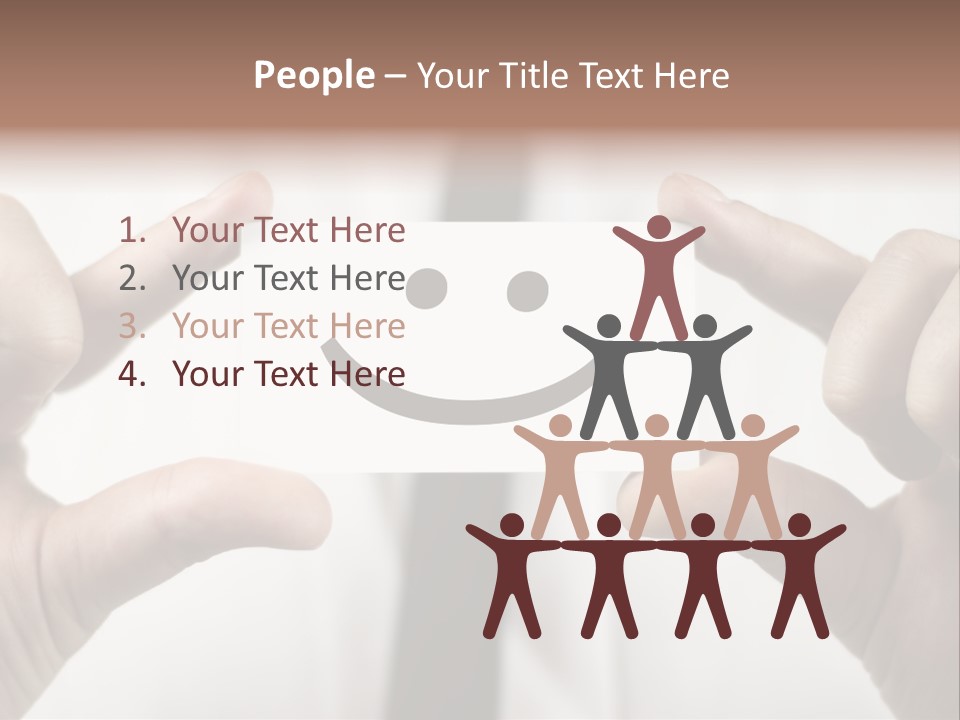 Giving Model Success PowerPoint Template