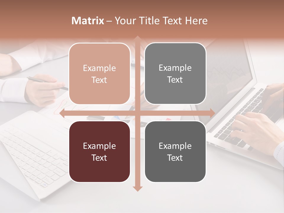 Working Female Report PowerPoint Template