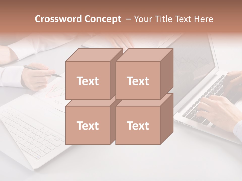 Working Female Report PowerPoint Template