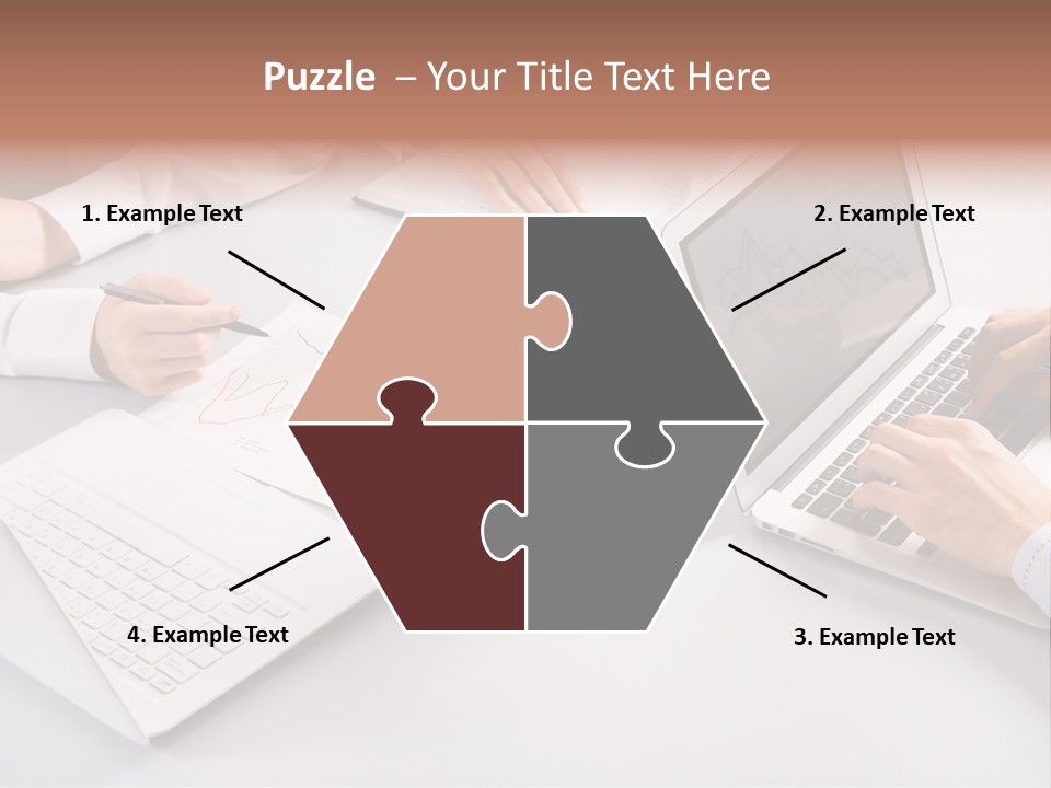 Working Female Report PowerPoint Template