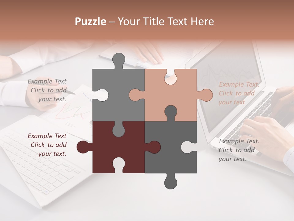 Working Female Report PowerPoint Template