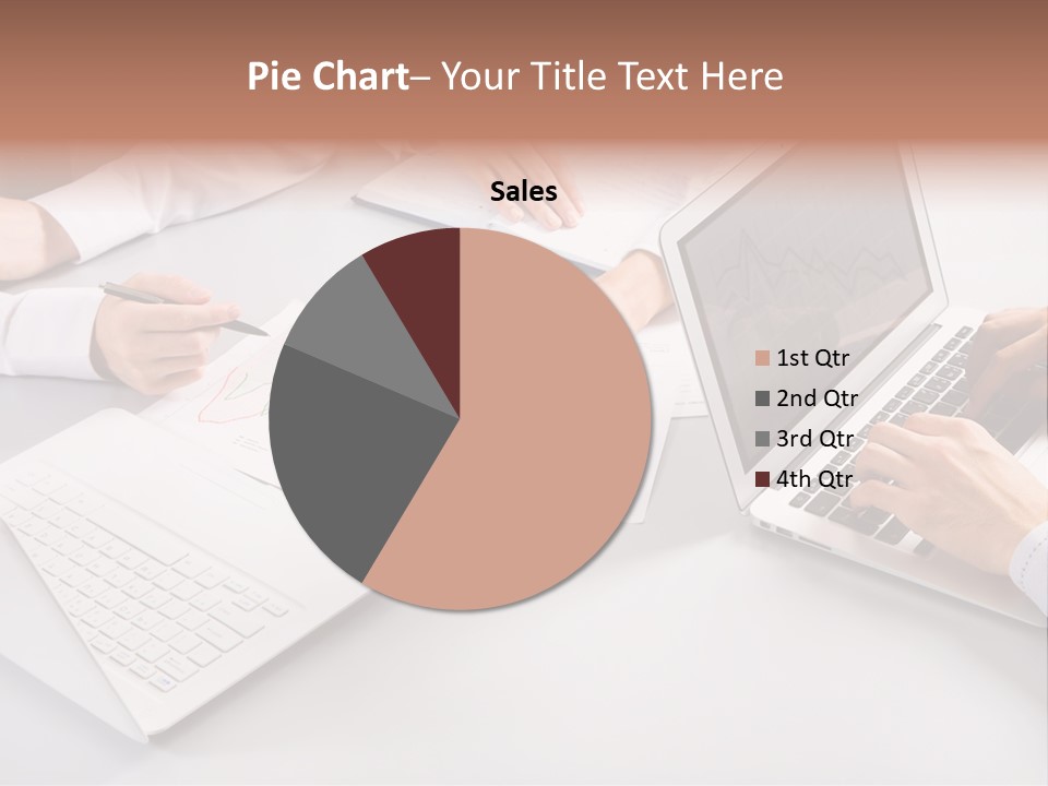 Working Female Report PowerPoint Template
