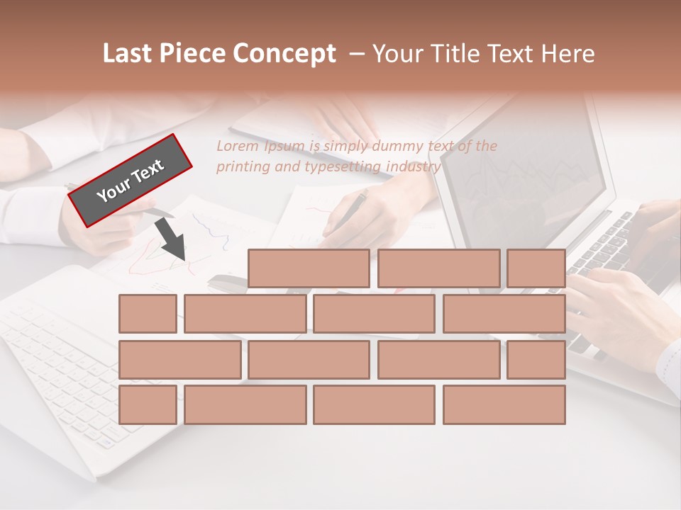 Working Female Report PowerPoint Template