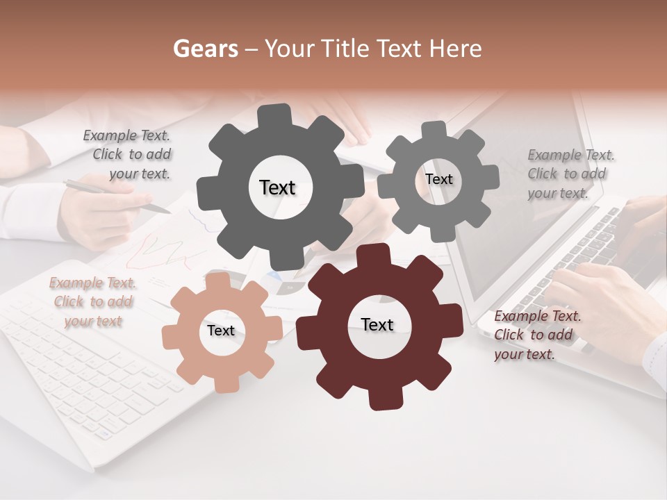 Working Female Report PowerPoint Template