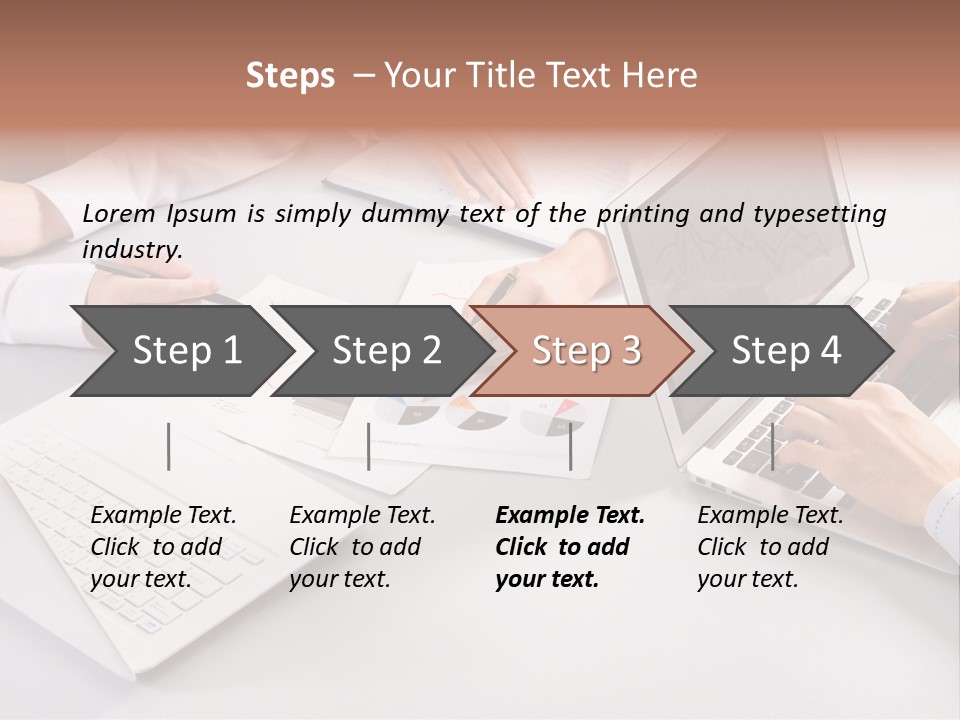 Working Female Report PowerPoint Template