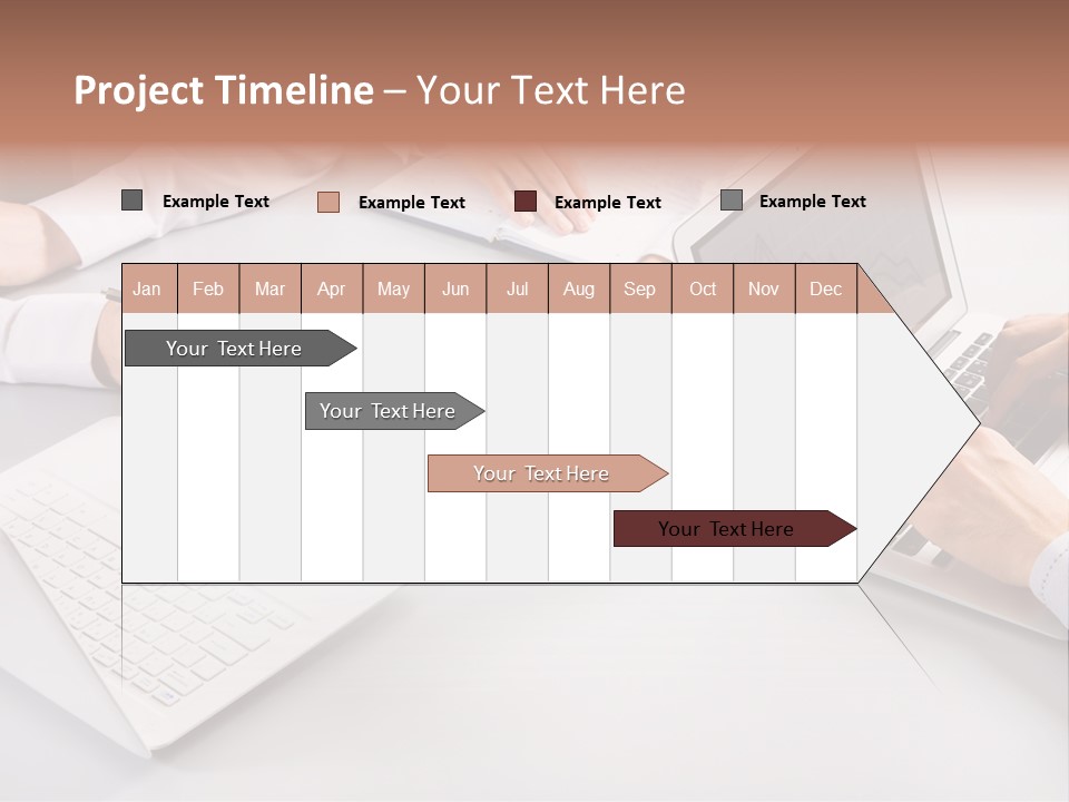 Working Female Report PowerPoint Template
