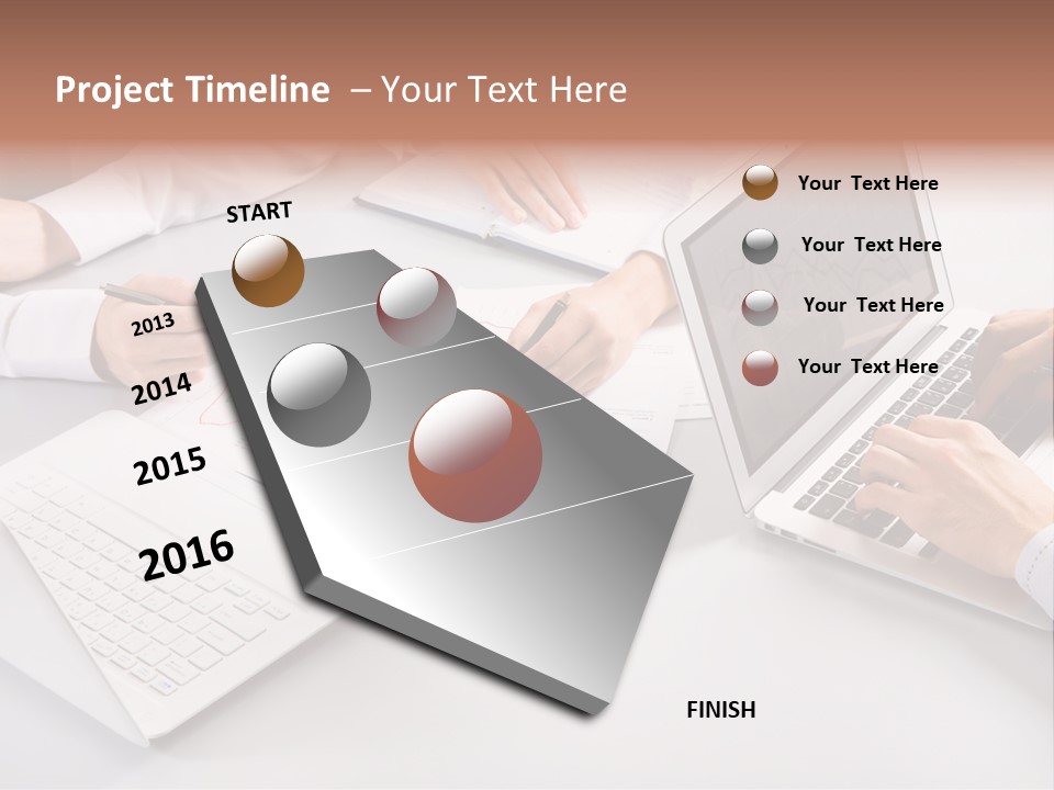 Working Female Report PowerPoint Template