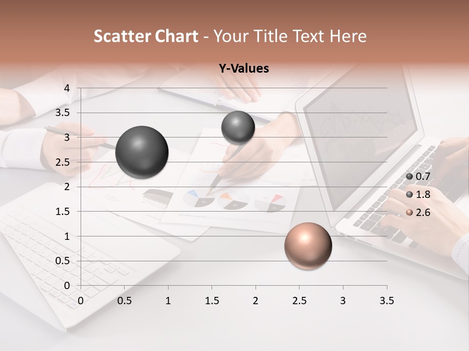 Working Female Report PowerPoint Template