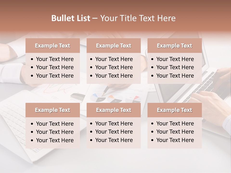 Working Female Report PowerPoint Template