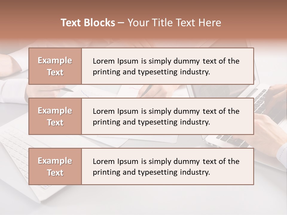 Working Female Report PowerPoint Template