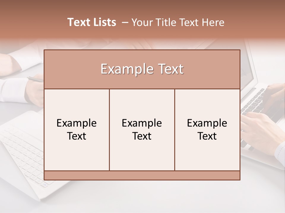 Working Female Report PowerPoint Template