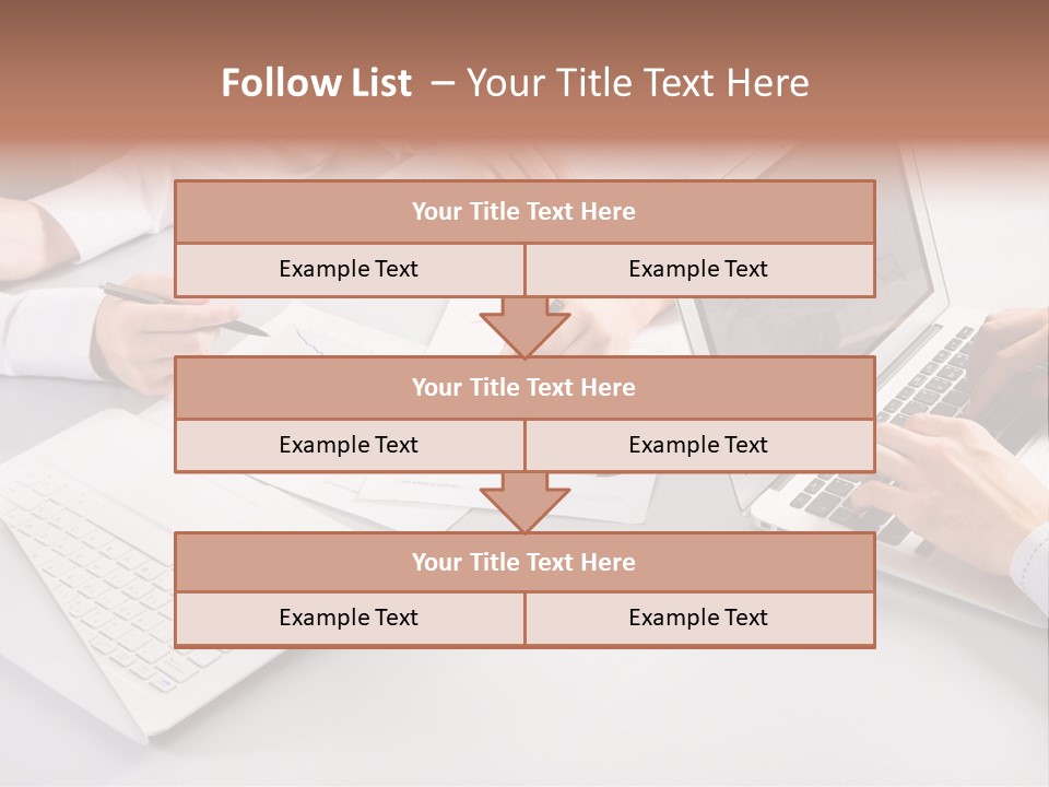 Working Female Report PowerPoint Template