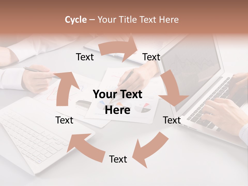 Working Female Report PowerPoint Template