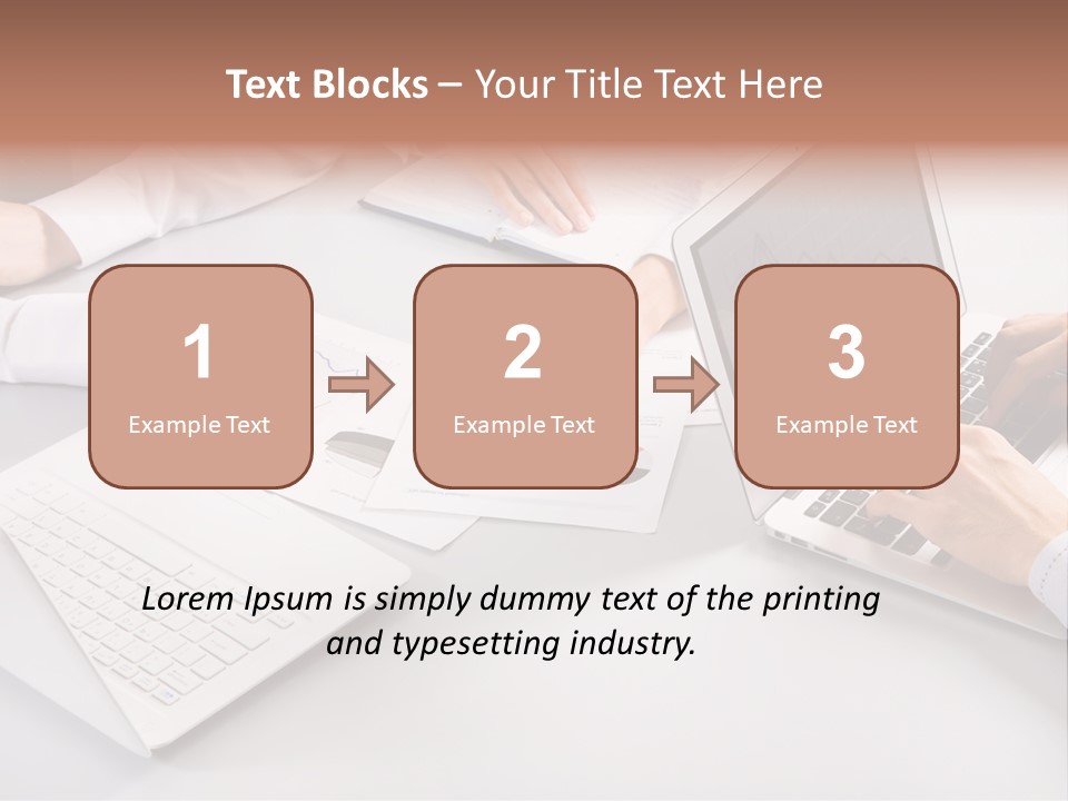 Working Female Report PowerPoint Template