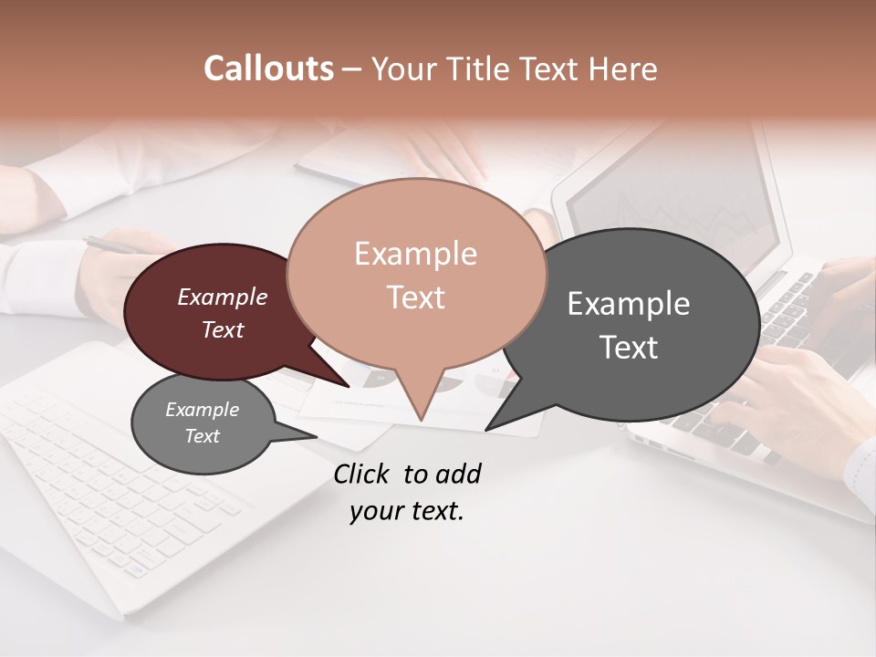 Working Female Report PowerPoint Template