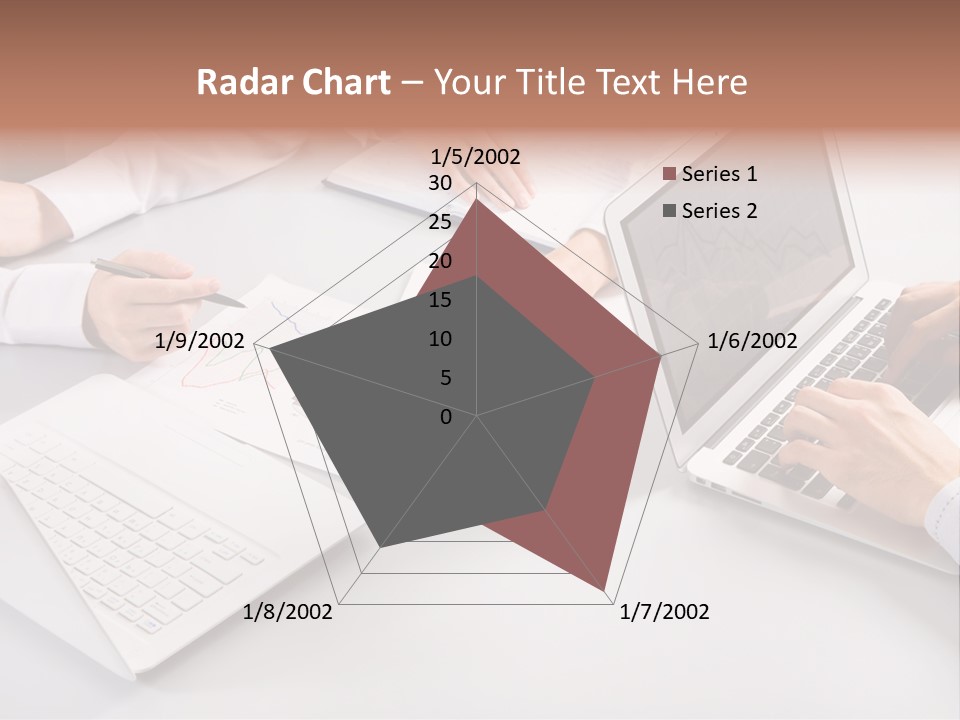 Working Female Report PowerPoint Template