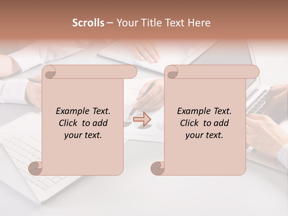 Working Female Report PowerPoint Template
