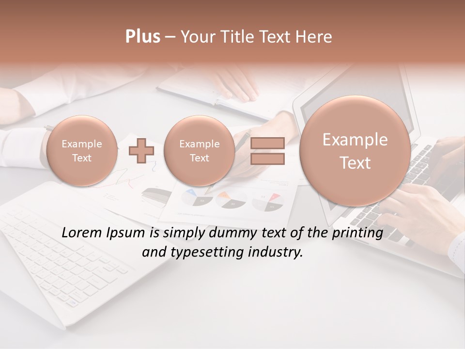 Working Female Report PowerPoint Template