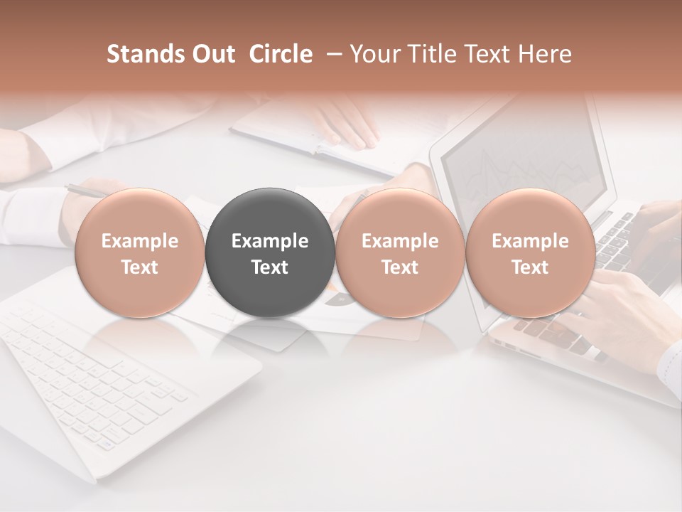 Working Female Report PowerPoint Template