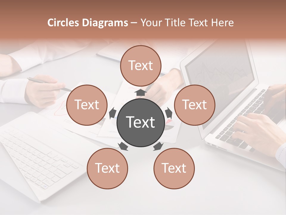 Working Female Report PowerPoint Template