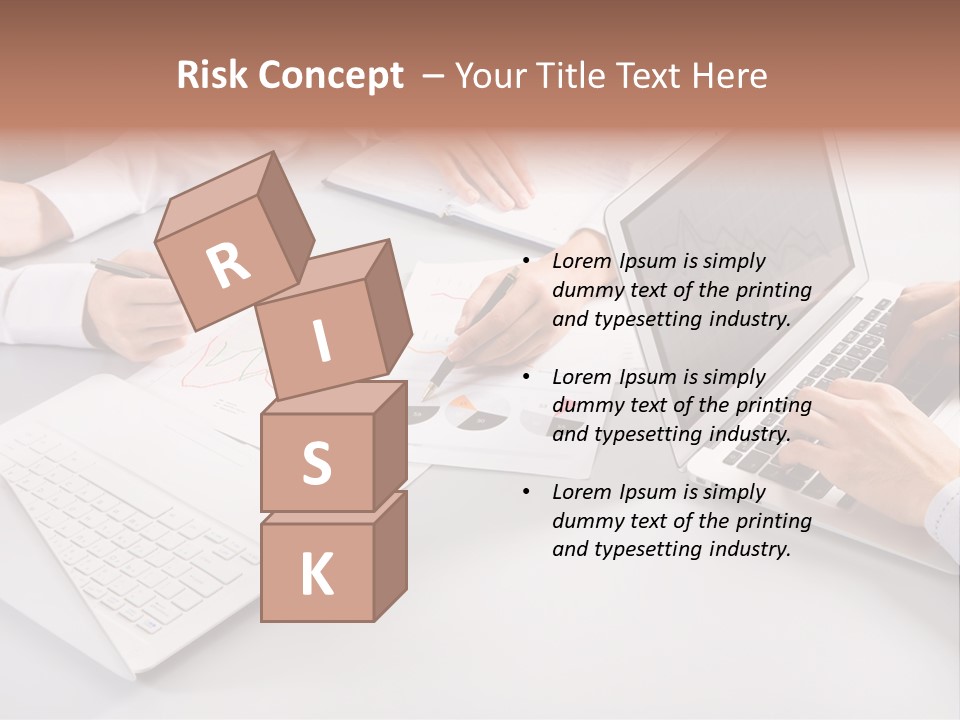 Working Female Report PowerPoint Template