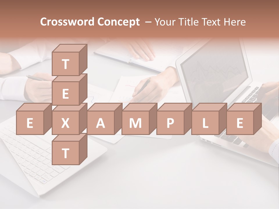 Working Female Report PowerPoint Template