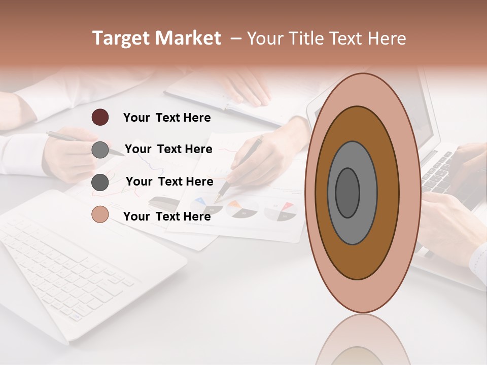 Working Female Report PowerPoint Template