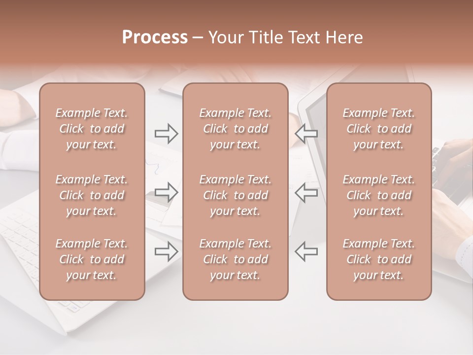 Working Female Report PowerPoint Template