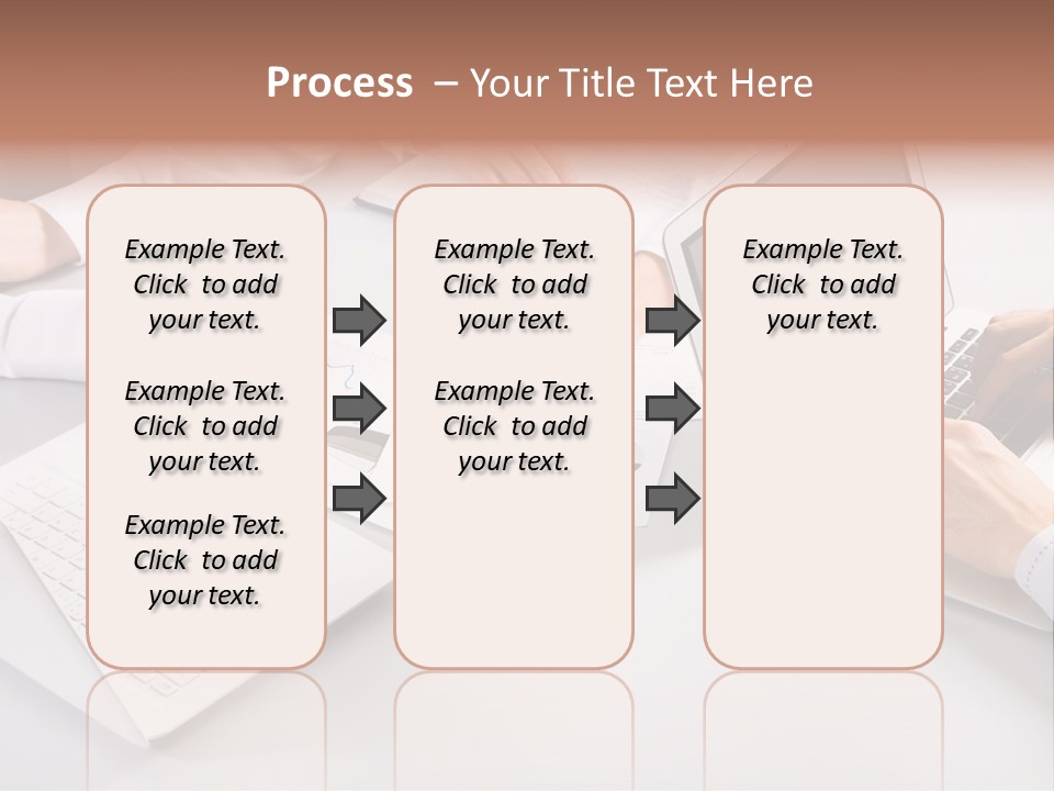 Working Female Report PowerPoint Template